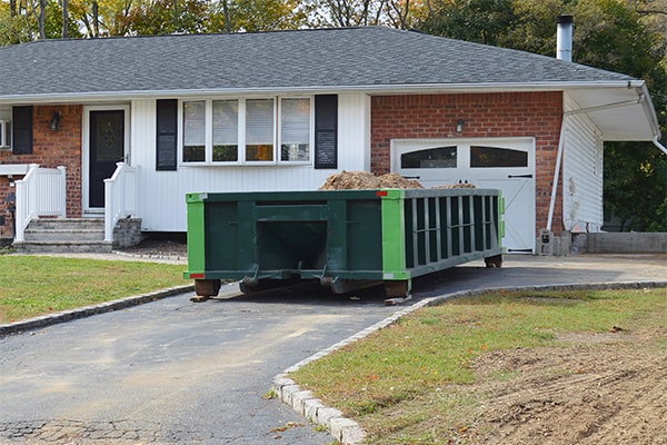 in some areas you may need a permit to place a residential dumpster on the street